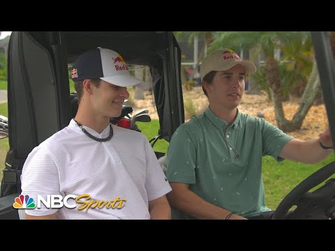 Supercross' Jett and Hunter Lawrence go golfing and hilarity ensues | Motorsports on NBC