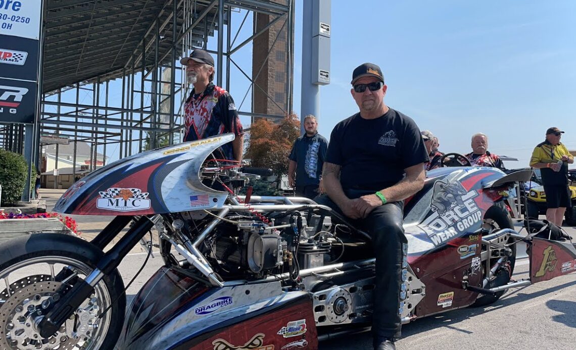 TOP FUEL MOTORCYCLE LAST CHANCE QUALIFIER Norwalk Pingel Cycledrag Shootout!