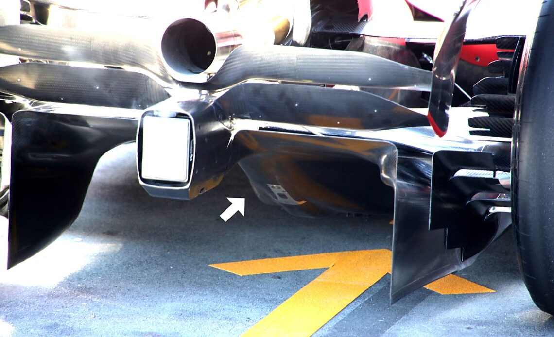 The Ferrari diffuser tweak that offers clues to its F1 upgrade plans