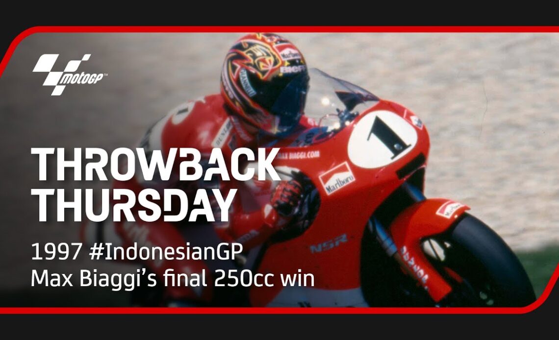 Throwback Thursday | Max Biaggi's 1997 #IndonesianGP win