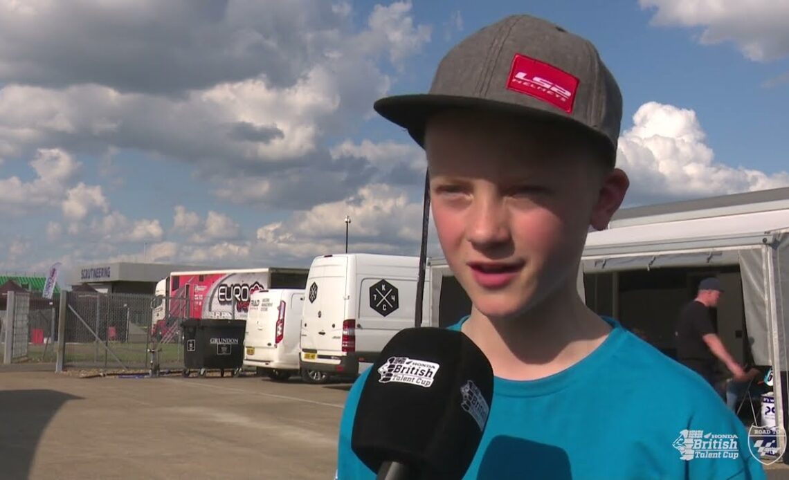 Top 3 Interviews Day 1 | Round 1 Silverstone | 2022 Honda British Talent Cup