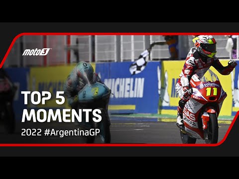 Top 5 Moto3™ Moments | 2022 #ArgentinaGP