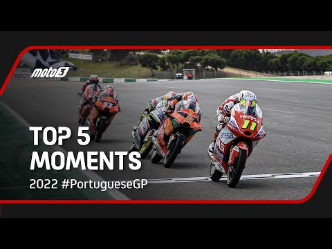 Top 5 Moto3™ Moments | 2022 #PortugueseGP