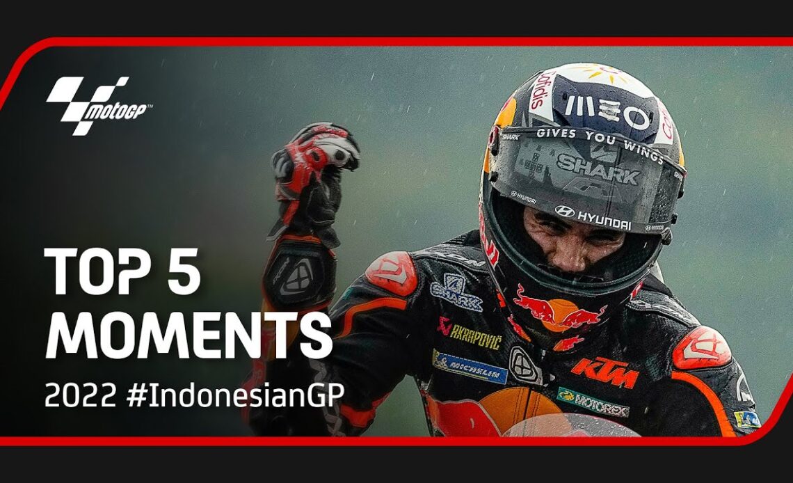 Top 5 MotoGP™ Moments | 2022 #IndonesianGP