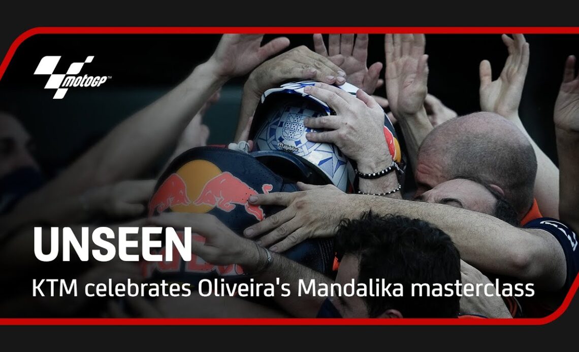 UNSEEN | KTM celebrates Oliveira's Mandalika masterclass