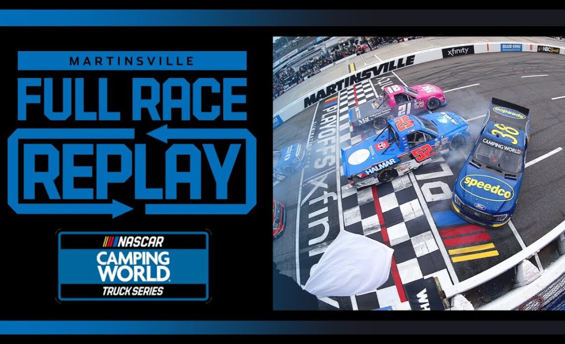 United Rentals 200 from Martinsville Speedway | NASCAR Camping World Truck Series Full Race Replay