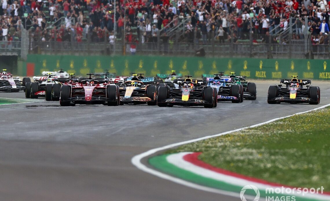 Verstappen reels in Leclerc for sprint race win