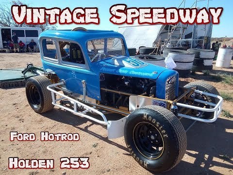 Vintage speedway ford hotrod build