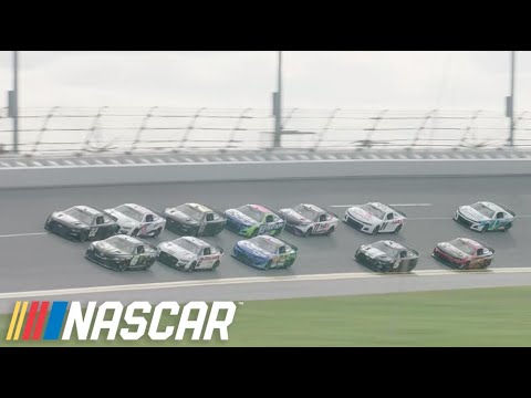 Watch: Next Gen restart/drafts in a large pack at Daytona | NASCAR