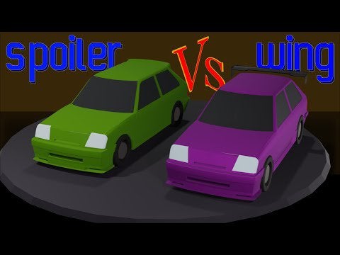 What is better, a sp0iler or a wing on a racecar? This this video explains why a wing isn't always the best device for grassroots motorsports, particularly if you are running a hatchback. However, if you draw on each of their characteristics you may get something better than the individual device.