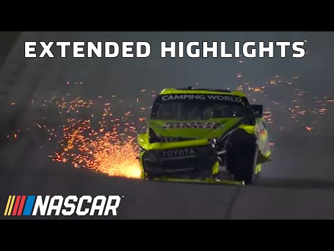 Wild ending and overtime at Daytona | Camping World Truck Series Extended Highlights
