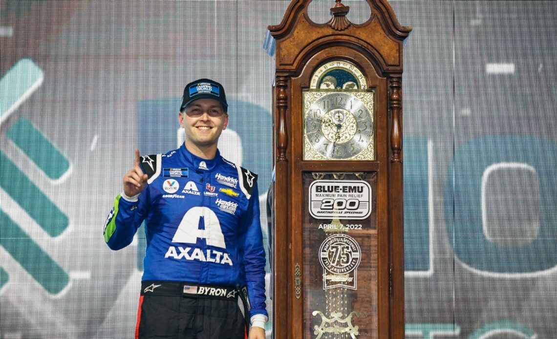 William Byron gets his 1st NASCAR Truck Series victory since 2016