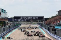 Race start, Miami International Autodrome, 2022