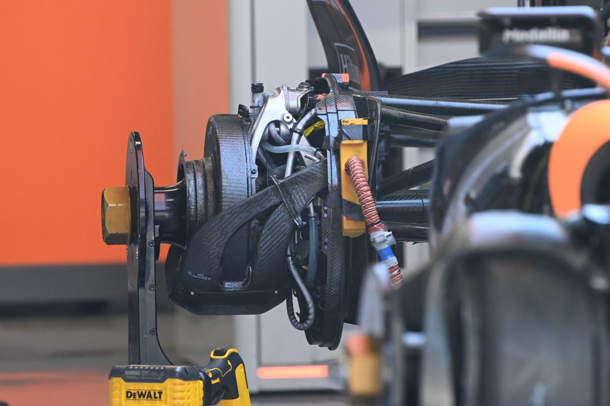 McLaren MCL36 brake drum detail