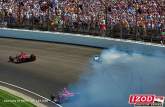 Indy 500: Franchitti, Sato row over crash