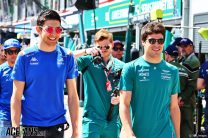 (L to R): Esteban Ocon, Alpine; Lance Stroll, Aston Martin, Monaco, 2022