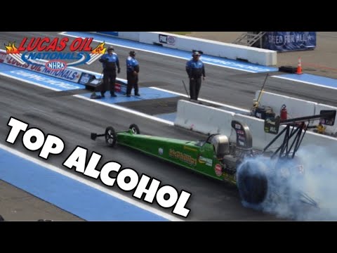 2021 NHRA Lucas Oil Nationals | Top Alcohol Eliminations