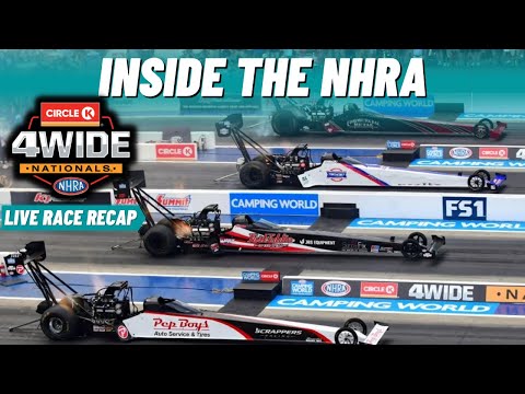 2022 Circle K NHRA 4-Wide Nationals (Charlotte) LIVE Race Recap | INSIDE THE NHRA