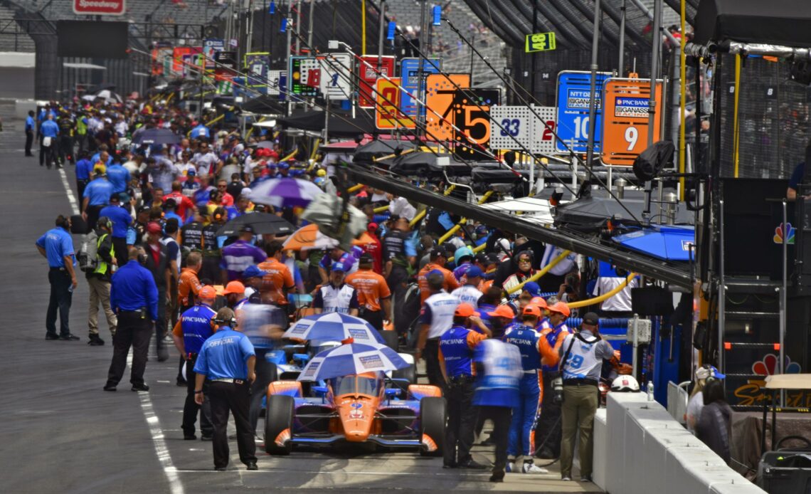 The 2022 Indianapolis 500 field on Carb Day