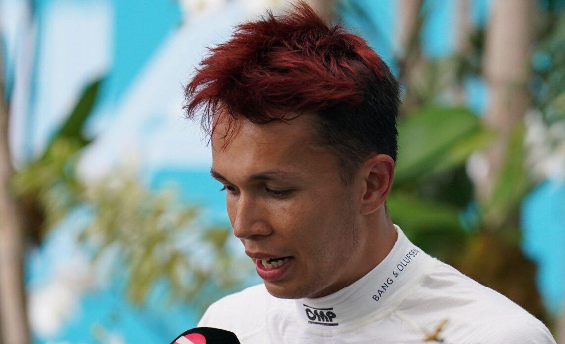 Alex Albon's red hair superstition pays off with P9 at Miami Grand Prix