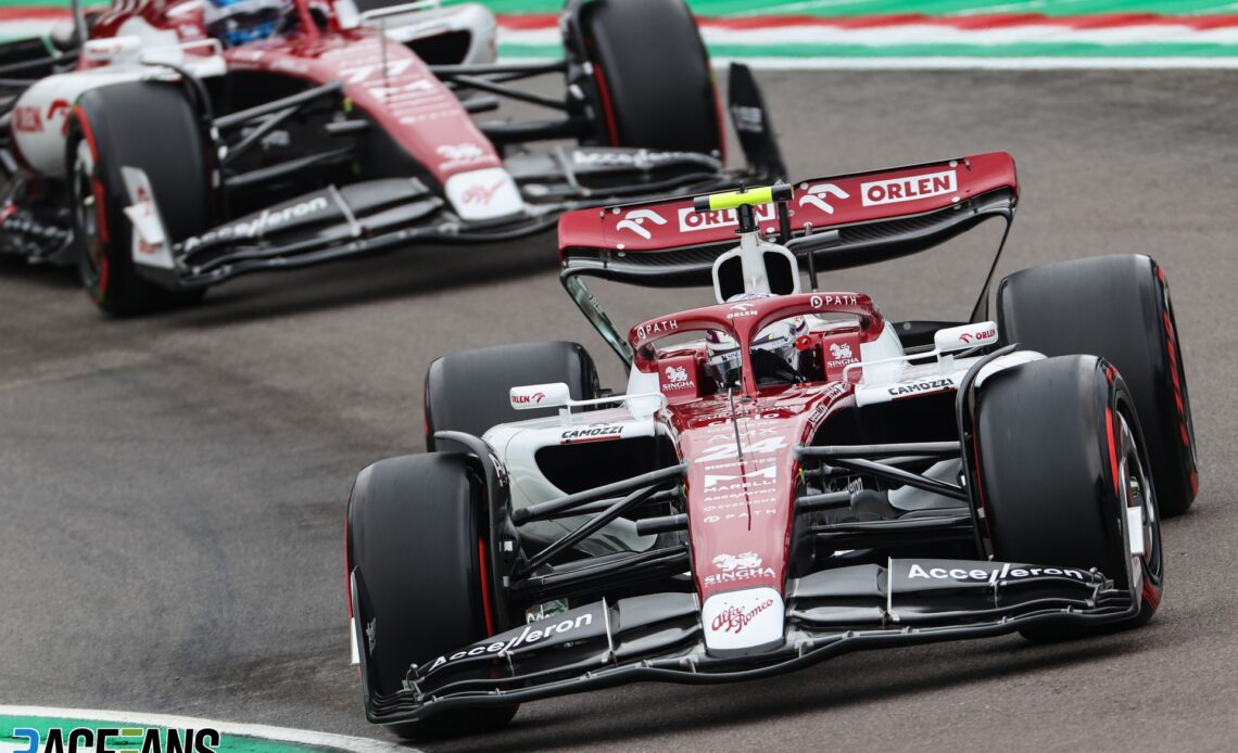 Zhou Guanyu, Alfa Romeo, Imola, 2022