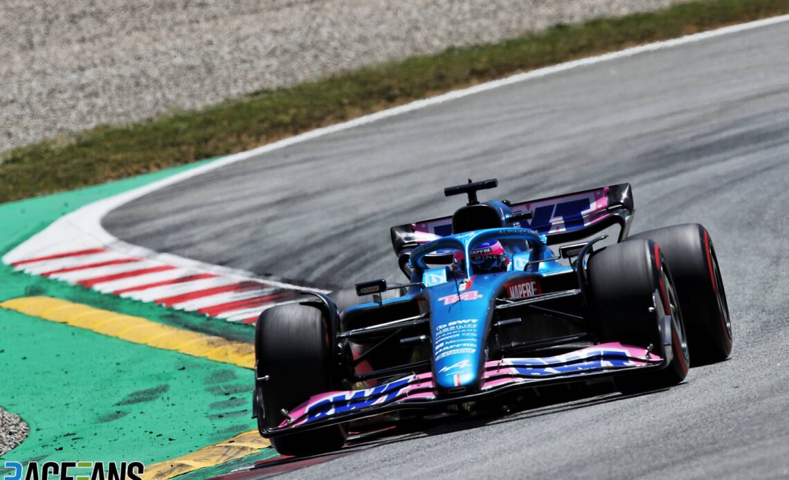 Fernando Alonso, Alpine, Circuit de Barcelona-Catalunya, 2022