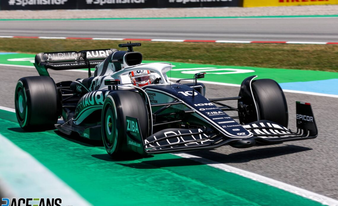 Pierre Gasly, AlphaTauri, Circuit de Barcelona-Catalunya, 2022