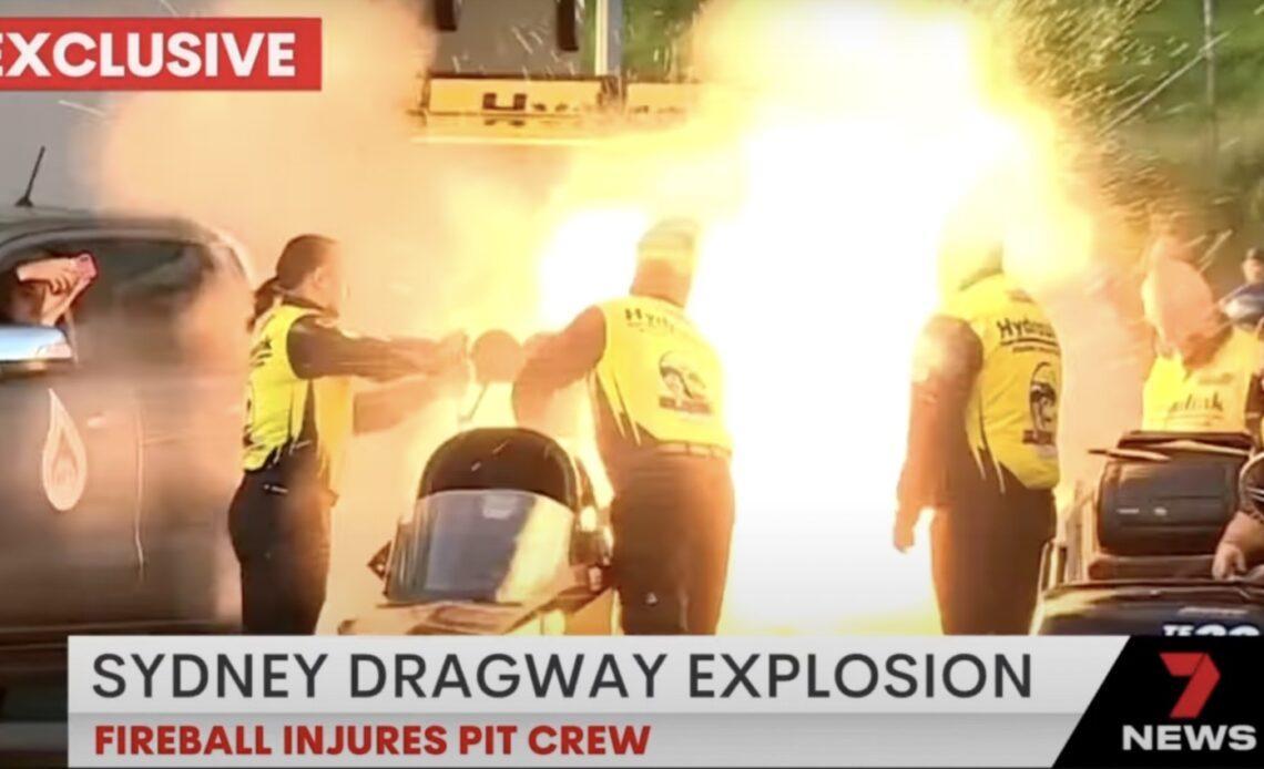 Australian Top Fuel Crew Injured In Terrifying Explosion