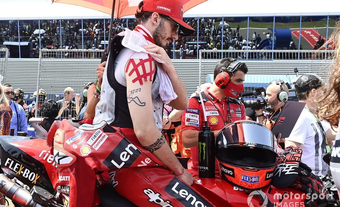 Bagnaia “very worried” about shoulder before Jerez MotoGP win