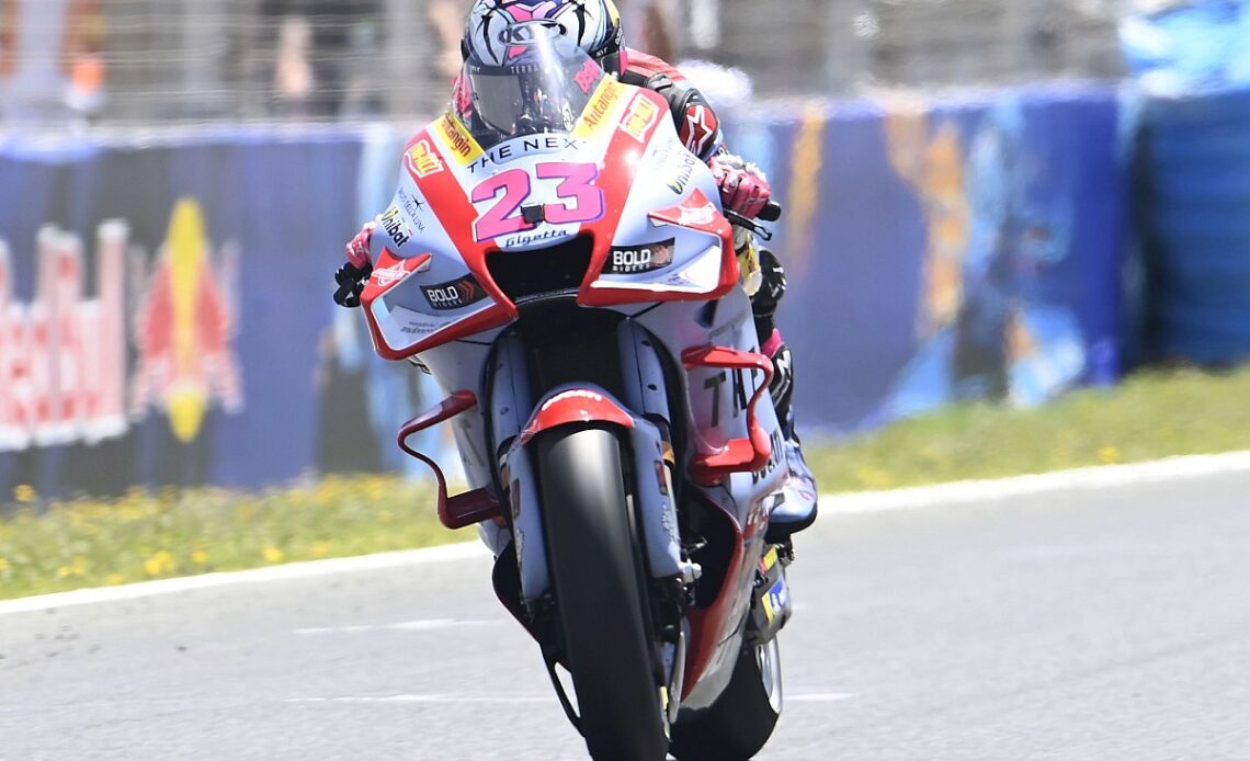 Bastianini "not inferior" to official Ducati riders despite riding 2021 MotoGP bike