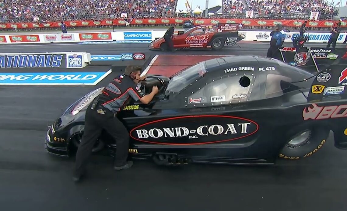 Bobby Bode, Chad Green, Bob Bode, Top Fuel Funny Car, Semi Final Eliminations, Final National Event,