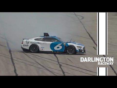 Brad Keselowski spins early at Darlington