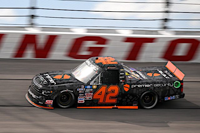 2022 Trucks Darlington Carson Hocevar, No. 42 Niece Motorsports Chevrolet (Credit: NKP)