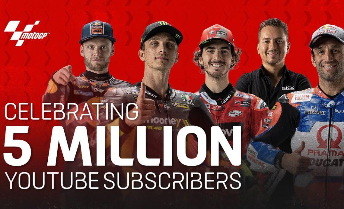 Celebrating 5 Million YouTube Subscribers