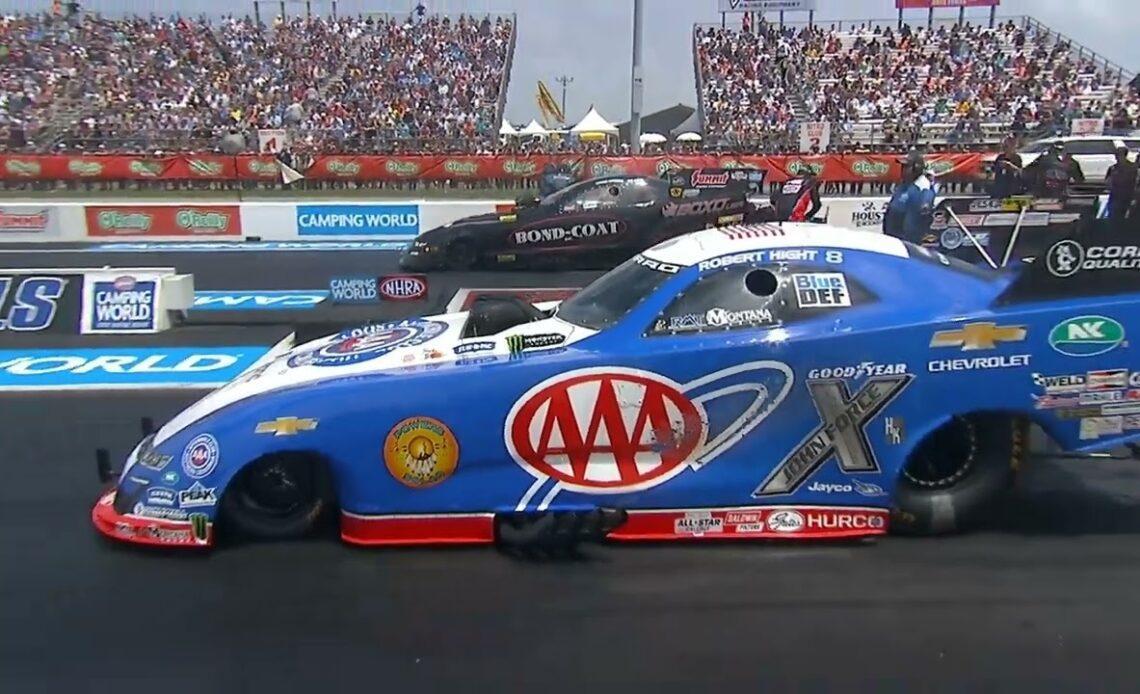 Chad Green, Robert Hight, Dan Wilkerson, Top Fuel Funny Car, Rnd2 Eliminations, Final National Event