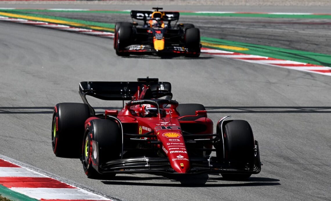 Charles Leclerc retires from comfortable lead of Spanish Grand Prix