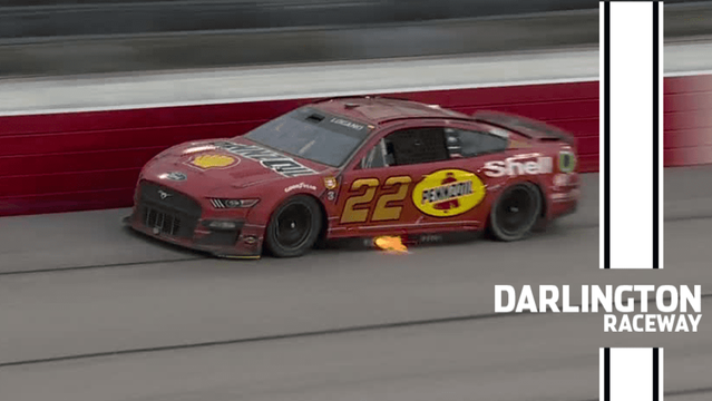 Chrome Horn: Logano bumps Byron to win Darlington