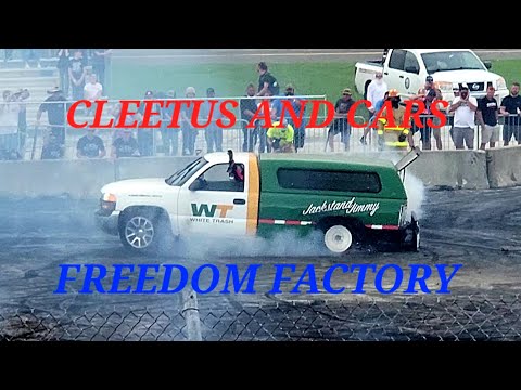 Cleetus and Cars 2022 Freedom Factory - Highlights from the Burnout Contest