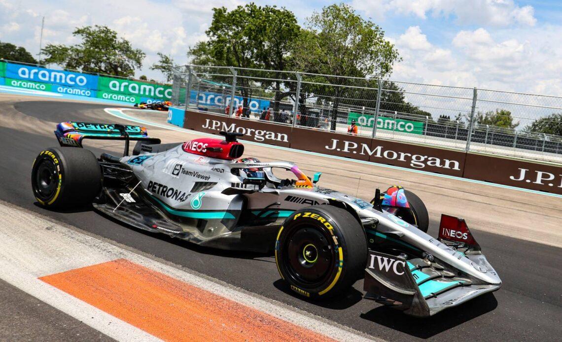 'Different beast' Mercedes W13 confuses George Russell in Miami GP qualifying