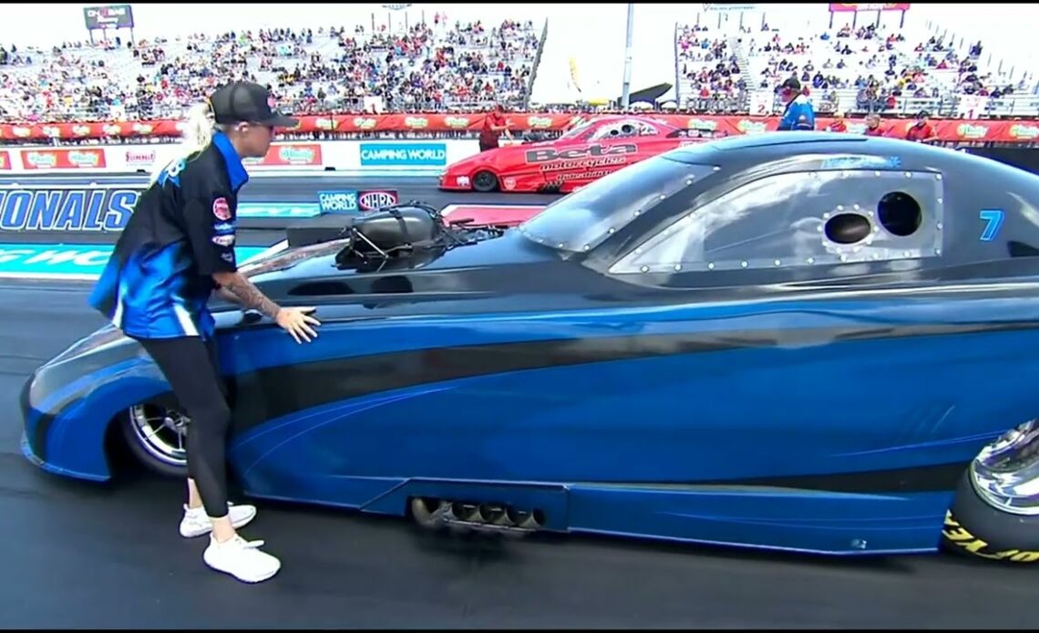 Doug Gordon, Nick Januik Top Alcohol Funny Car Qualifying Rnd 1, Final National Event, Spring Nation