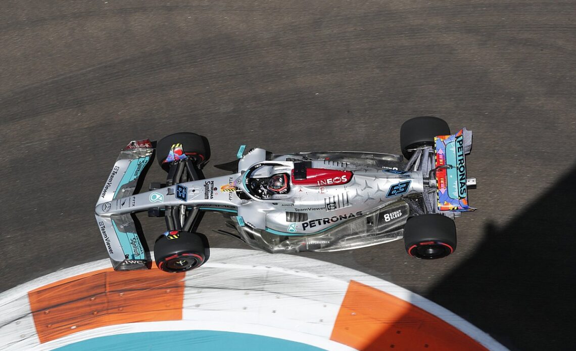 F1 Miami GP practice results: Russell fastest on Friday
