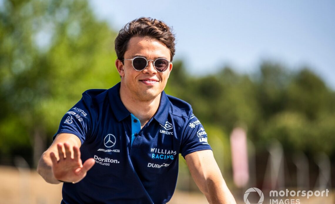 Nyck de Vries, Test and Reserve Driver, Mercedes AMG prepares for his run with Williams