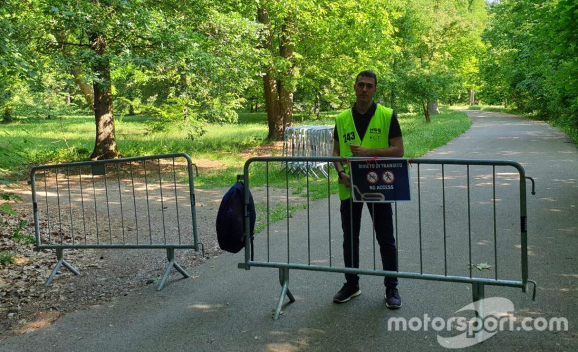 Monza track access for Ferrari's Filming Day