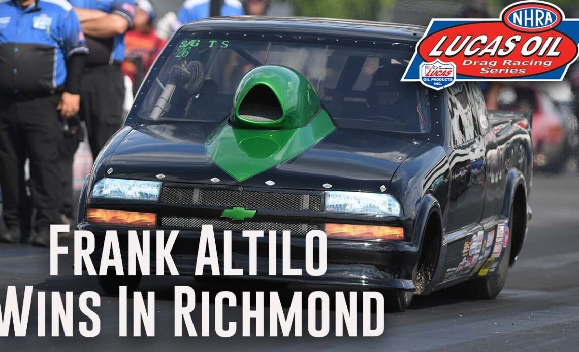Frank Altilo wins Super Gas at Virginia NHRA Nationals