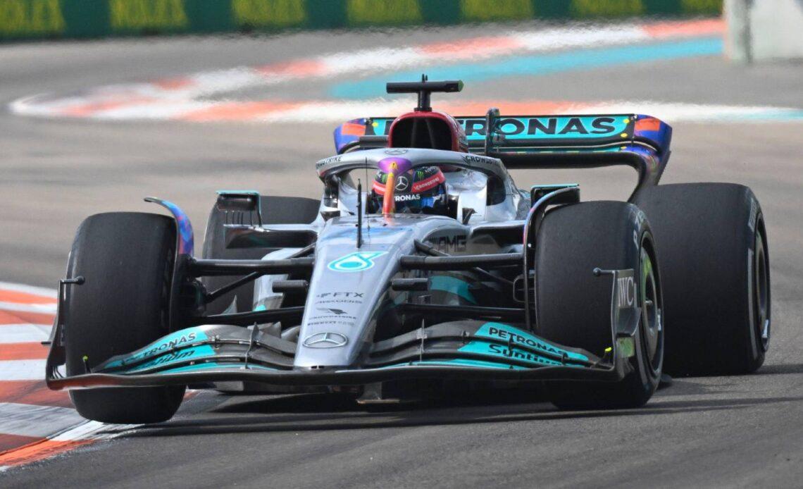 George Russell brands the Mercedes W13 Formula 1 car "a killer to drive"