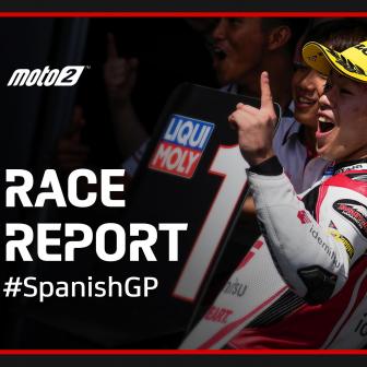 Glory for Ogura in the Spanish GP