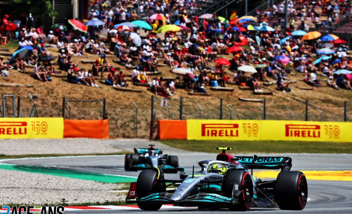 Lewis Hamilton, Mercedes, Circuit de Barcelona-Catalunya, 2022