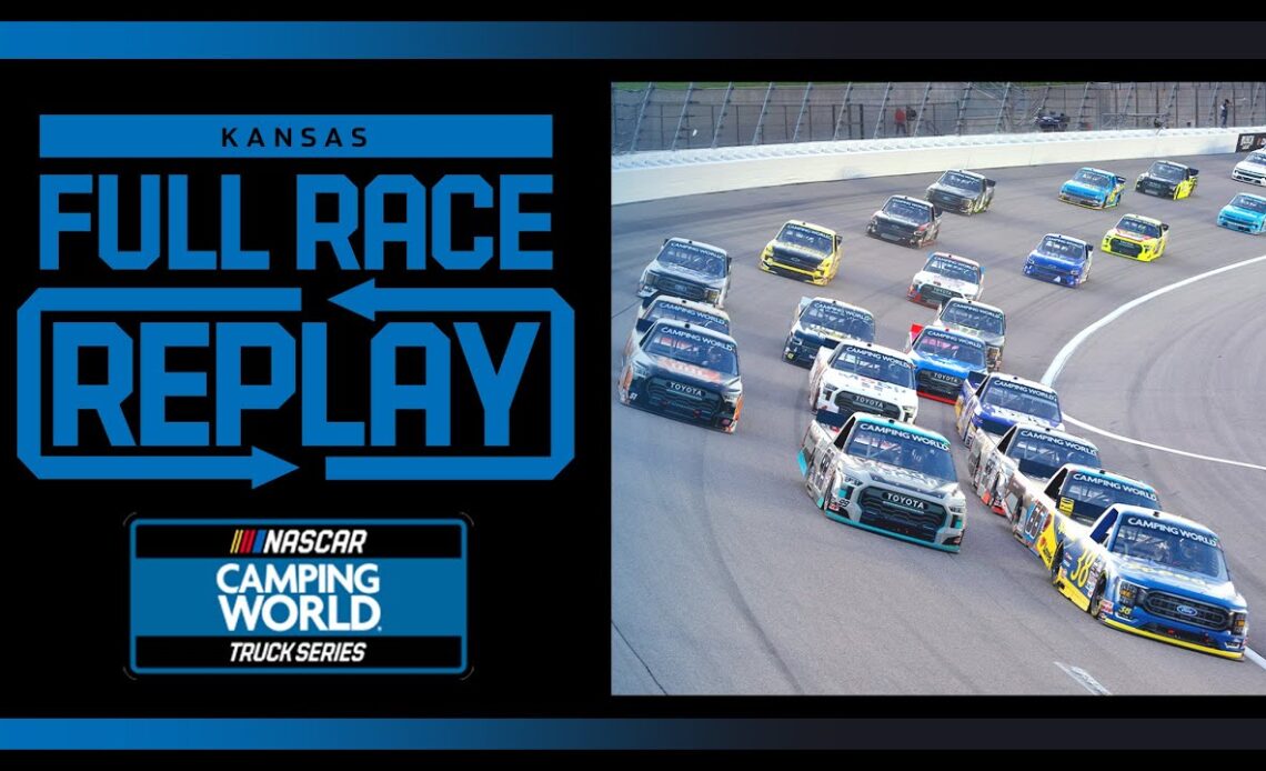 Heart of America 200 from Kansas Speedway | NASCAR Truck Series Full Race Replay