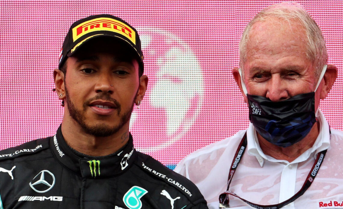Helmut Marko "sides with Lewis Hamilton" on Formula 1's jewellery ban