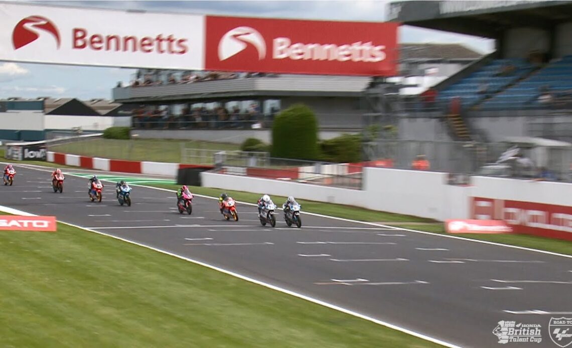 Highlights Race 2 | Round 3 Donington National | 2022 Honda British Talent Cup